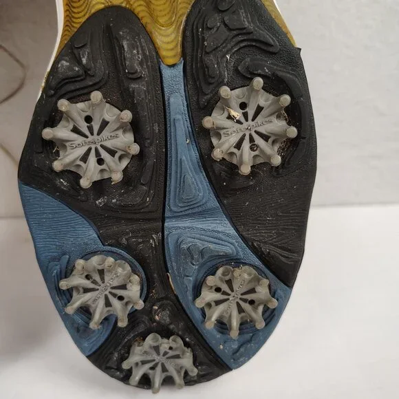 FOOTJOY Contour Series Golf Shoes White Tan Womens 8 - Picture 9 of 13